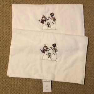 🎅🏽Linum Home Snowman Towel Set